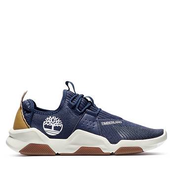 Timberland Earth Rally Knit - Tmavomodre Botasky Panske, TB0084P